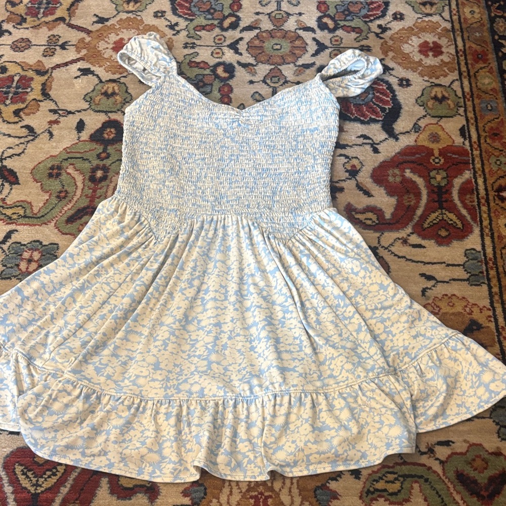 Charming Blue/cream Urban Outfitters dress